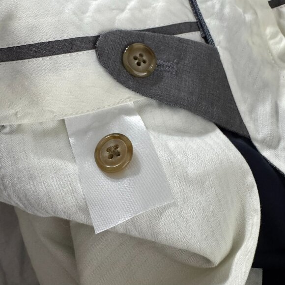 J. Crew Ludlow Baird Mcnutt Slim Pant 32 Irish Cotton Linen Blue NWT PT-2554 - Picture 12 of 12